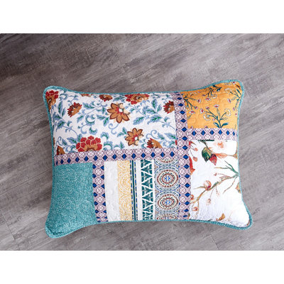 Cotton Patchwork Sham Set