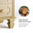 28''W Solid Wood Nightstand with Charging Station, 2-Drawer End Table with Sensor Lights-164196997