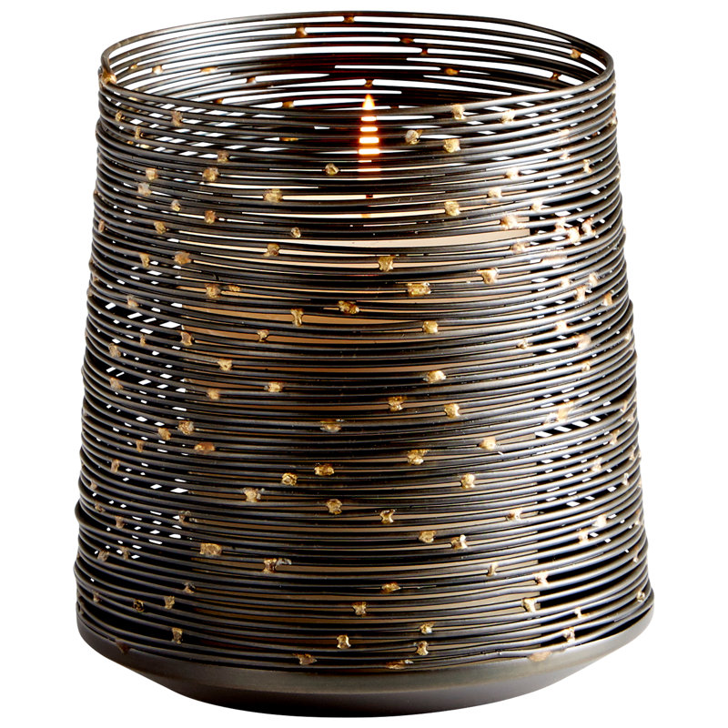 Porte-votive de table en métal Luniana, H 5,25 po x l 5 po x P 5 po