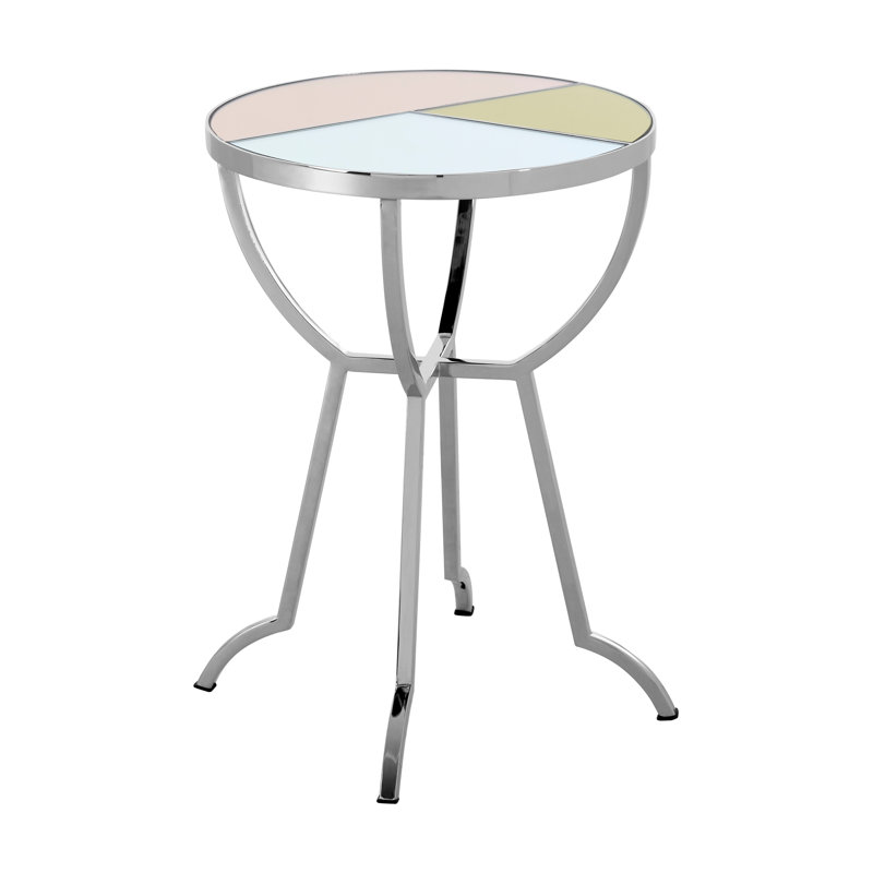 Arbus Glass Top End Table