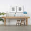 Console en bois massif de 100 po Capri