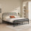 Lit plateforme en métal Hidalgo