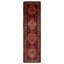 Tapis de couloir unique en laine bleu marine 3 pi 9 po x 13 pi 9 po Konya