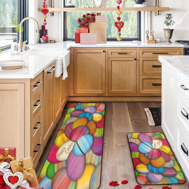  Tapis de cuisine de Pâques, A
