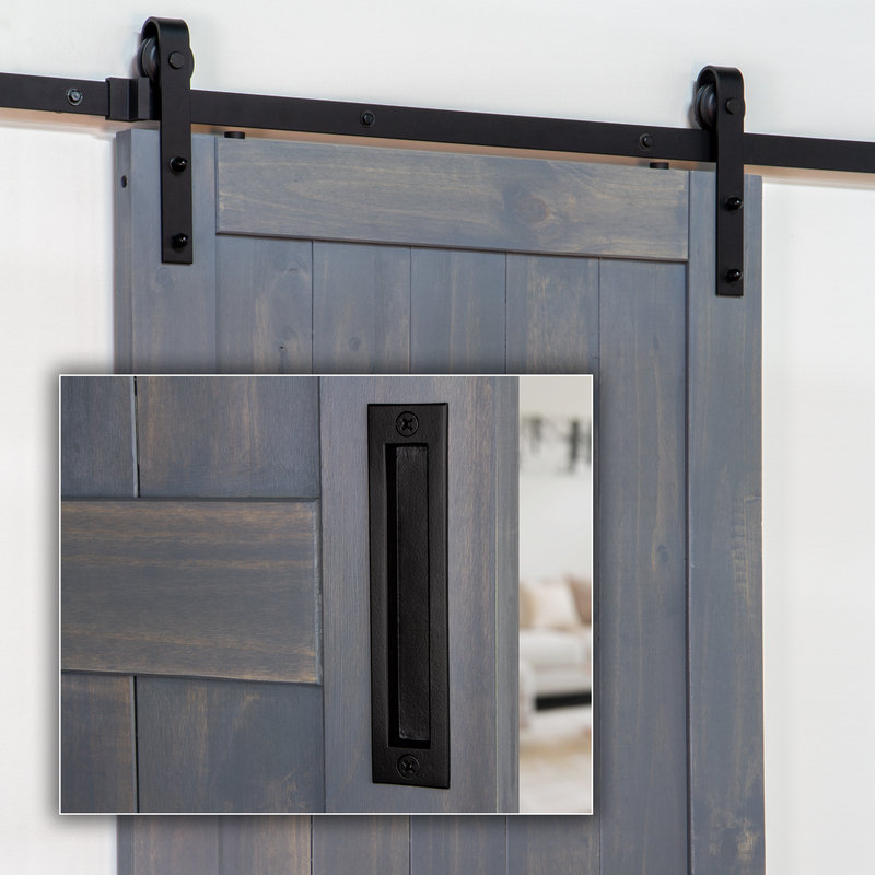 Standard Single Barn Door Hardware Kit