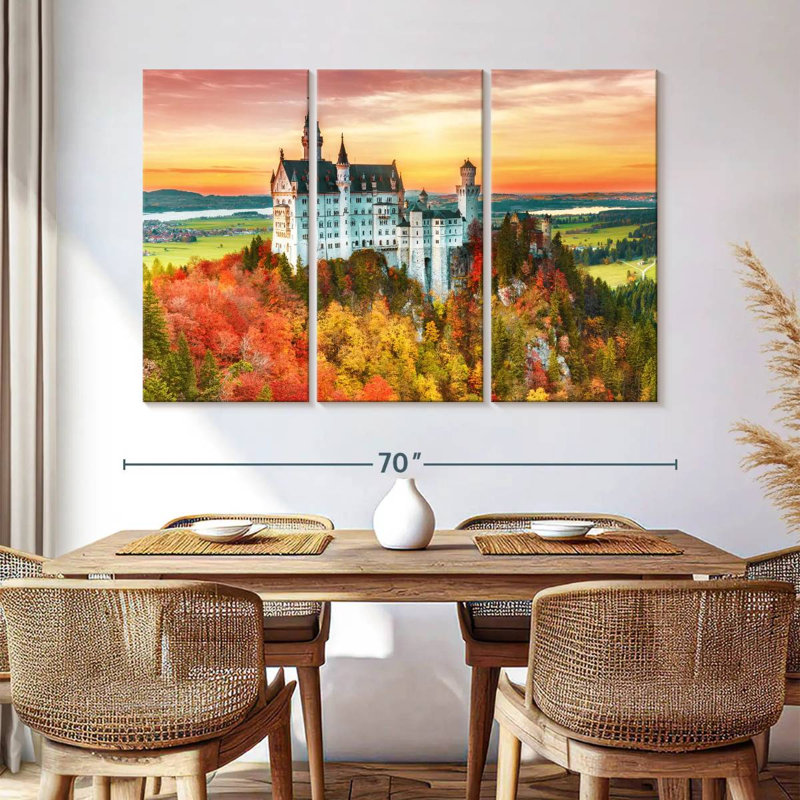 Neuschwanstein, 14" H x 23" W