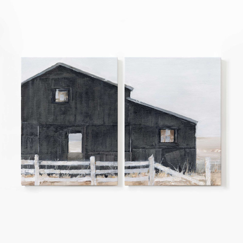 Weathered Barn II Canvas Print, Wrapped Canvas, 48" H x 72" W x 1.25" D, 2