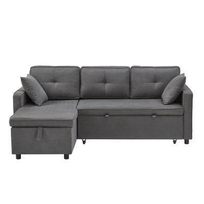 L Shaped Sofa Sleeper & Storage Chaise