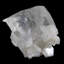 Calcite glaçon sur stilbite avec apophyllite