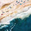«Long Island Beach» par Antony Squizzato, reproduction sur toile tendue sur châssis-20148736