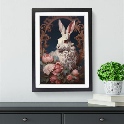 Hare Rococo Art - Framed Print