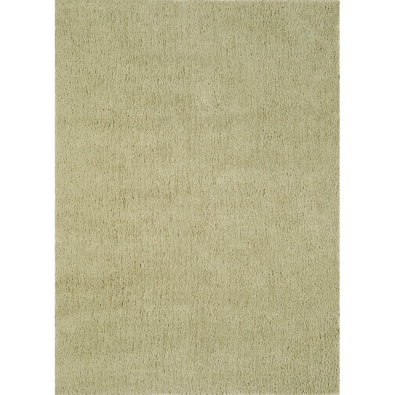 Tapis lime fabriqué et touffeté à la main Hotchkiss, Rectangle 7 pi 6 po x 9 pi 6 po