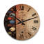 Horloge murale en bois massif Richel-1422625884
