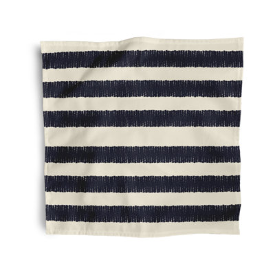 Lourenco Polyester Striped Square Napkin