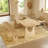 Modern simple solid wood dining table-106010605