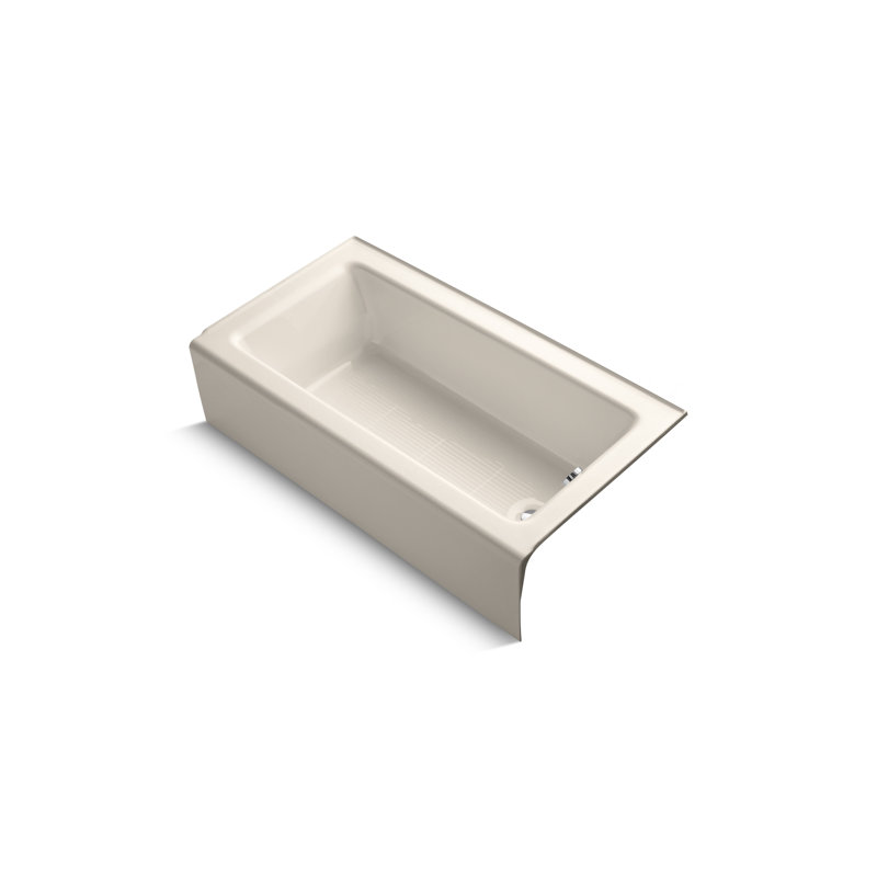 Bellwether 60" x 32" Soaking Bathtub, Innocent Blush, Right