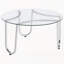 Ensemble de tables basses chromées 2 pièces