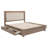 Gursevak 56-inch Eastern King LED Storage Bed Barley Brown-114371135