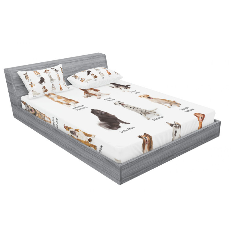Microfiber Sheet Set, Full Sheet Set with Fitted Sheet