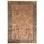 Hand Knotted Wool Oriental Area Rug in Peach