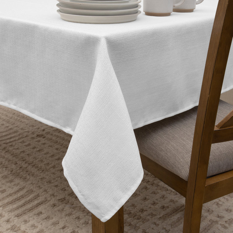 Nappe en polyester de style tanamarie, Blanc