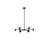 Caisha 6 - Light Dimmable Sputnik Modern Linear Chandelier-61751725-71050014