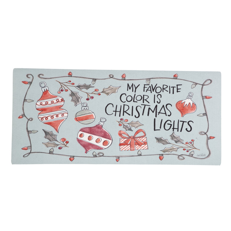 Tapis de Noël Holiday Fun Sassafras