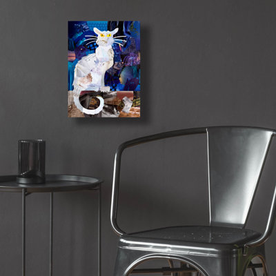 " Le Chat Blanc " by Artpoptart