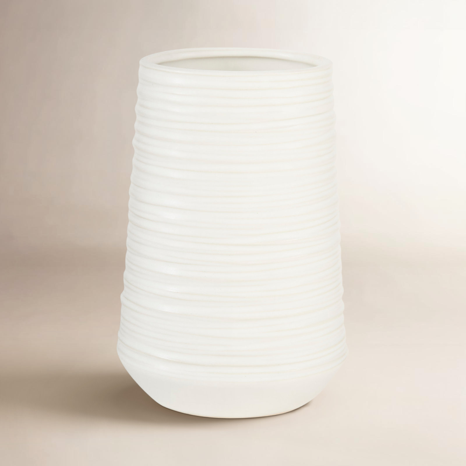 Alette Porcelain Table Vase, 7" H