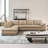 124" Wide Leather Match Sofa & Chaise-32041410-112014222