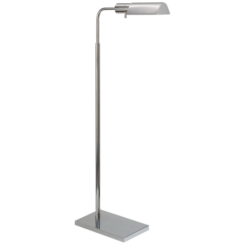 Studio Task Floor Lamp, Polished Nickel
