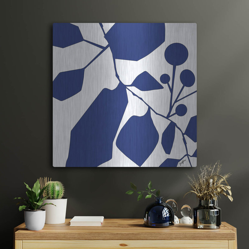 Ivy Bronx «Blue Hawaii» par Trish Sierer, art mural en métal