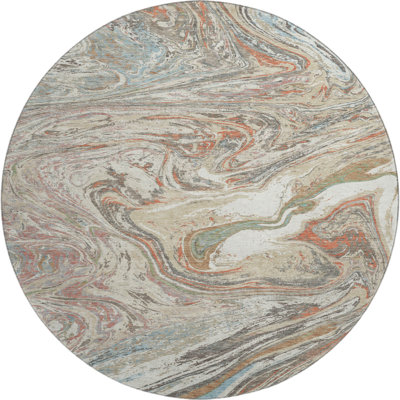 Premium Machine Washable Cossette AMF1061 Abstract Rug