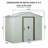 6 ft. x 5 ft. Outdoor Metal Storage Shed-123384837-123384842