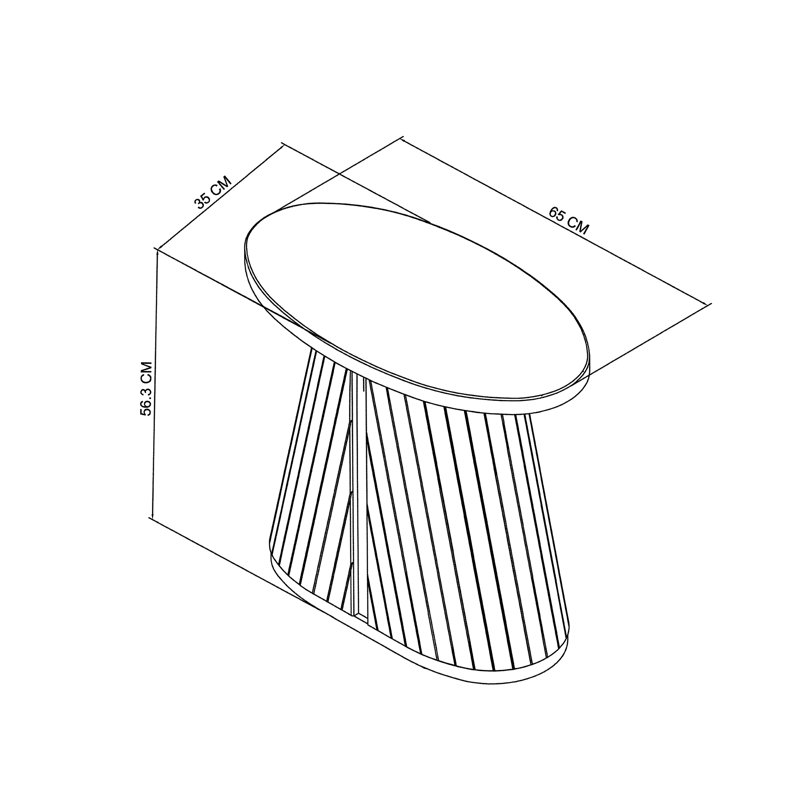 End Table, Tan