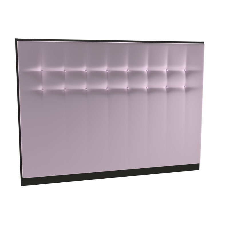 Euclid Upholstered Headboard, Silver, Double (4'6)