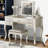 Daryel Vanity Set Featuring Stool and Flip-Up Mirror-862310171