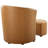 Modway Divulge Modern Leatherette Armchair and Ottoman-1100092801