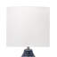 Lampe de table bleue 27 po Avalyn