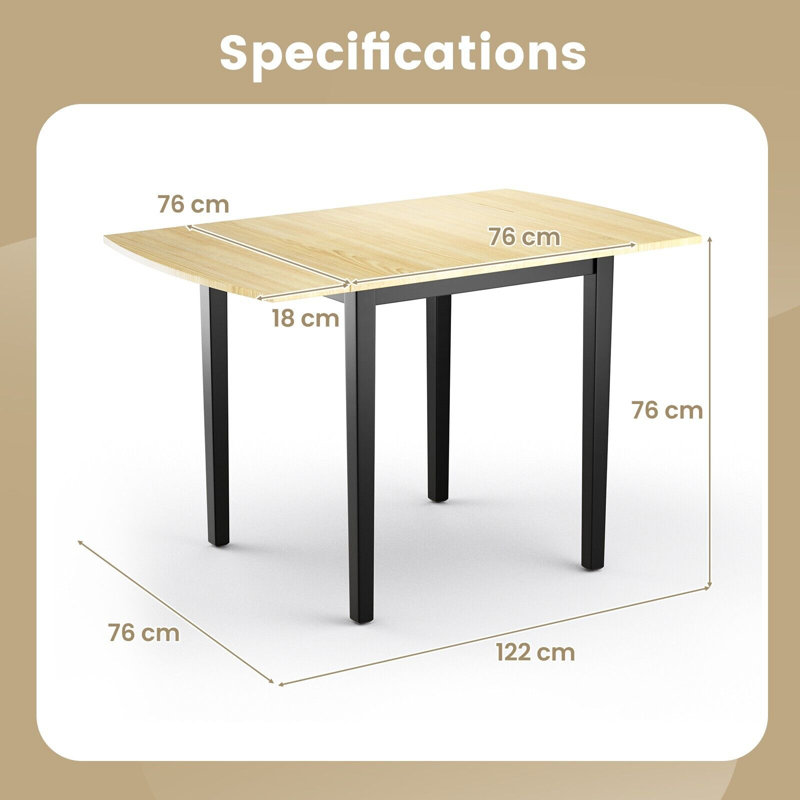 Schreibe Extendable Solid Wood Base Dining Table