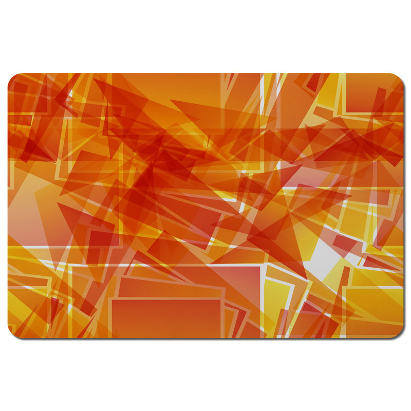 Blizzard Wood, Polyester Abstract Rectangle Placemat