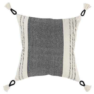  100% Cotton Throw Square Pillow Cover & Insert