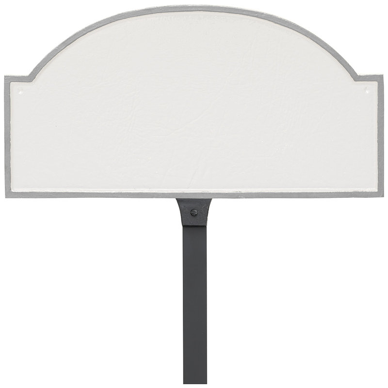Arch Lawn Insert, White/Silver