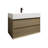 Albizu 35.5" Wall-Mounted Single Bathroom Vanity-69316035