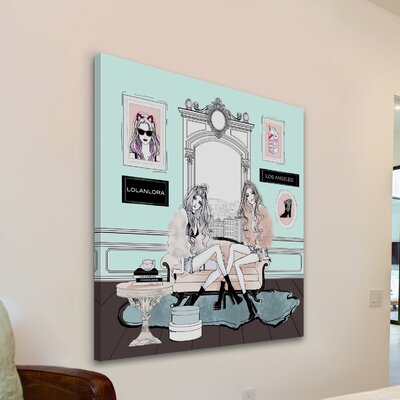 La Shopping' by Loretta So Painting Print on Wrapped Canvas -  Marmont Hill, MH-LRETA-09-C-24