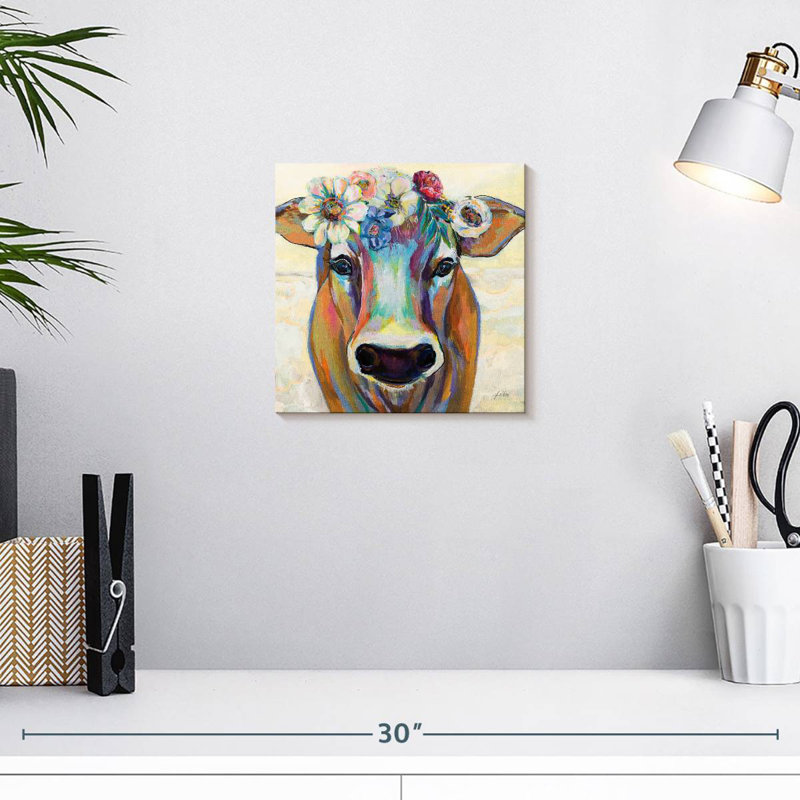 Brampt Beau With Flowers, 10" H x 10" W