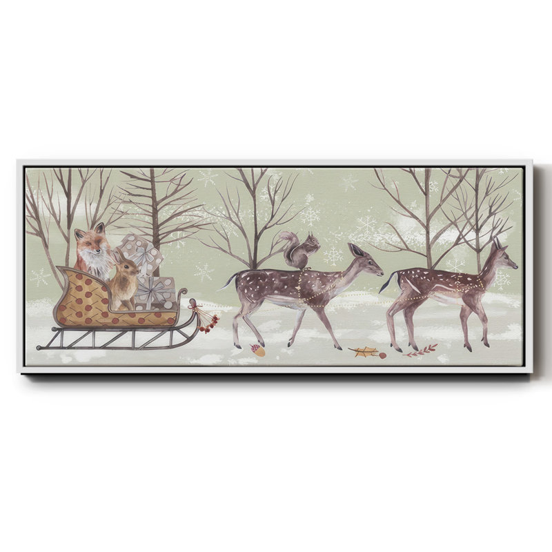 Christmas Time Collection D- Framed Canvas