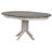 7- Piece Hermelindo Round Extendable Solid Wood Contemporary Pedestal Dining Set In White & Grey With An 18" Takeout Leaf