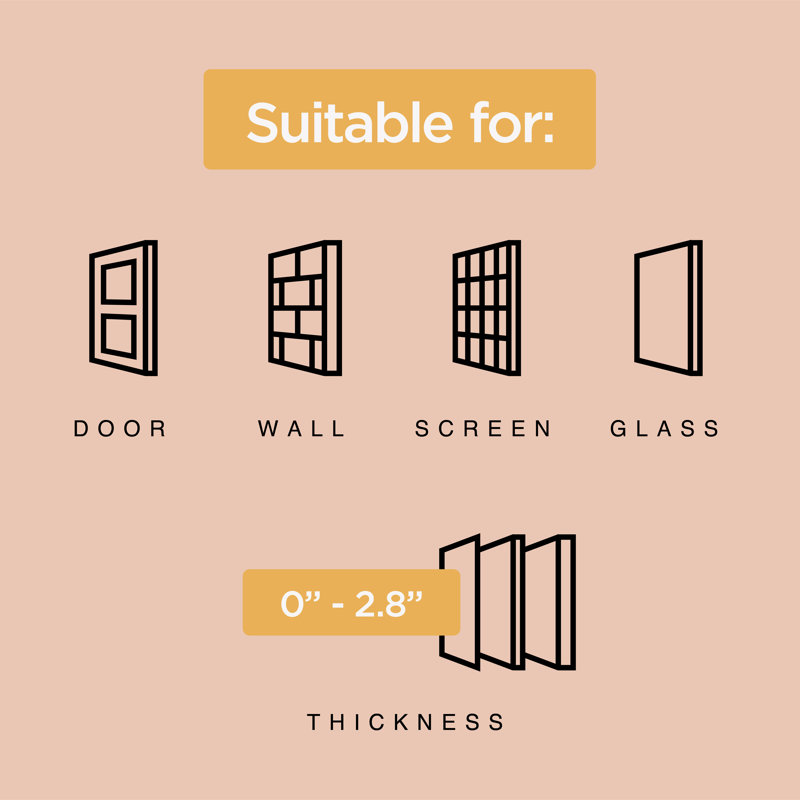 Plastic Pet Door, 13.78" H x 10.87" W x 1.77" D