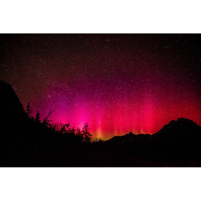 Eveland Radiant Night Sky 1 Piece Wrapped Canvas Wall Art, 51cm H x 76cm W x 3.8cm D